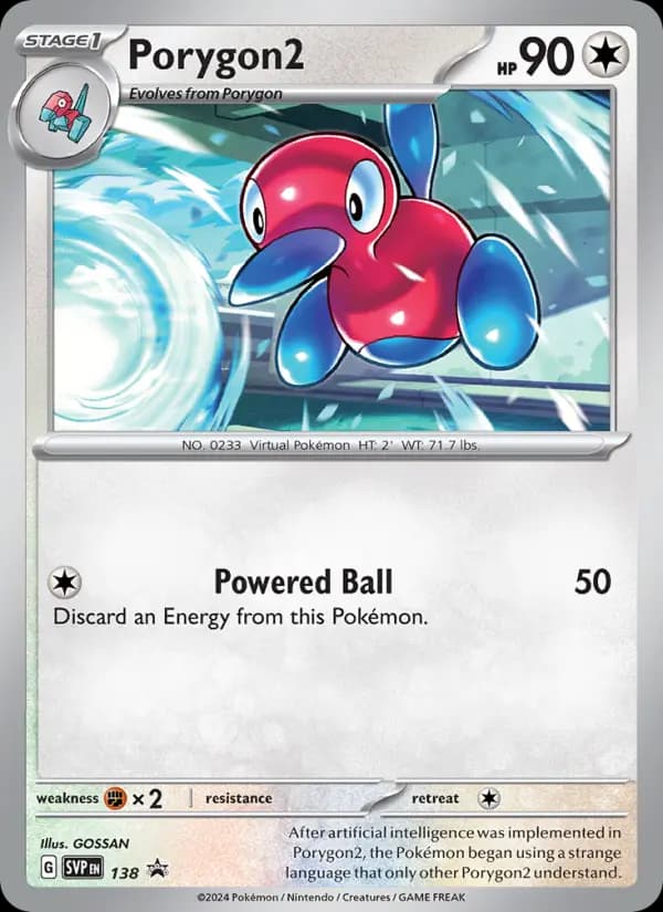 Porygon2 #138 — Scarlet & Violet Promos