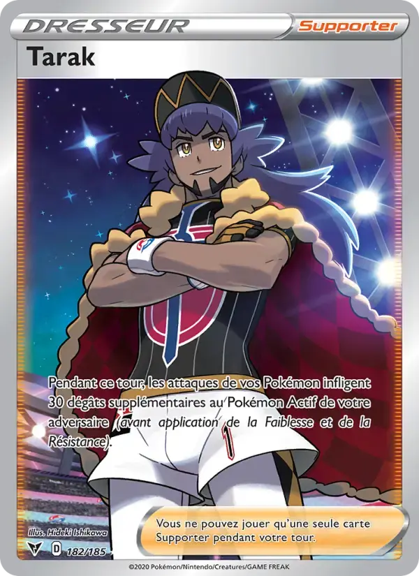 Carte Pokémon Tarak #182 — Voltage Éclatant