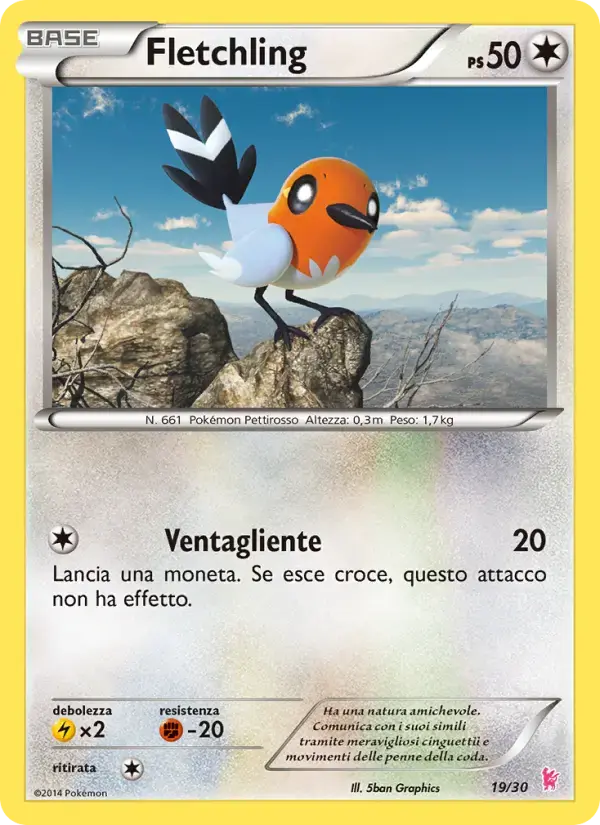 Carte Pokémon Passerouge #19 — Kit du Dresseur XY (Nymphali)