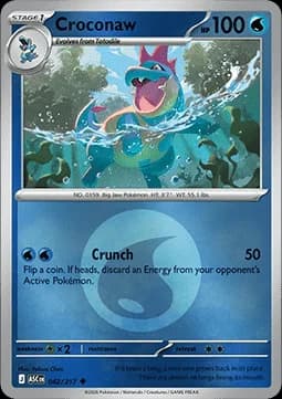 Croconaw #042 Non Holo — Ascended Heroes