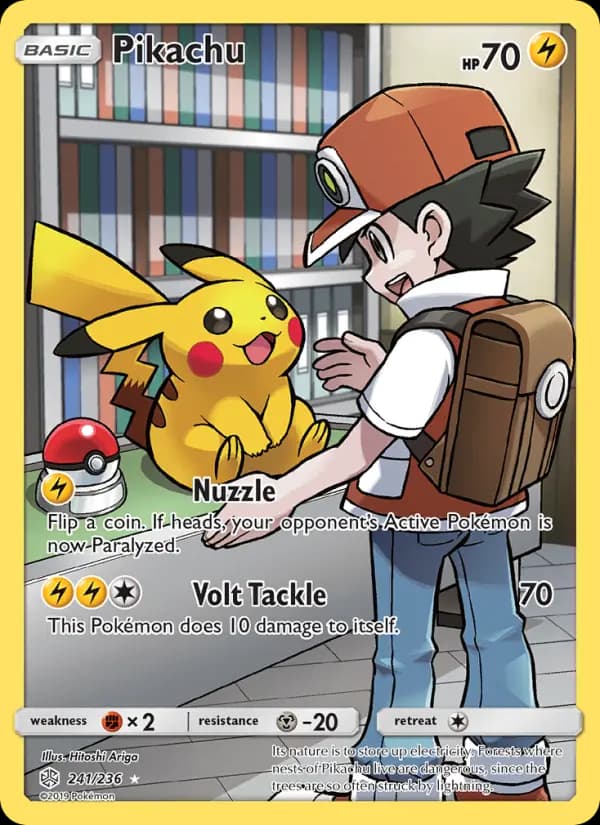 Pikachu #241 — Cosmic Eclipse