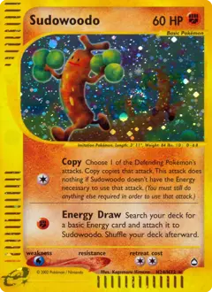 Sudowoodo #H24 — Aquapolis