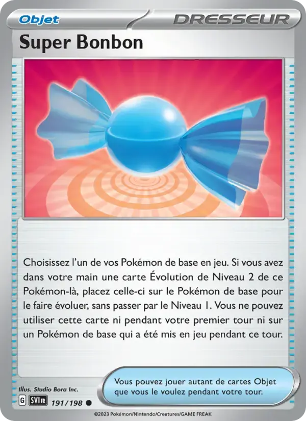 Carte Pokémon Super Bonbon #191 — Écarlate et Violet