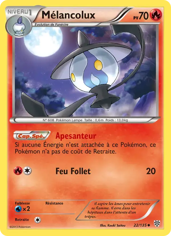 Carte Pokémon Mélancolux #22 — Tempête Plasma