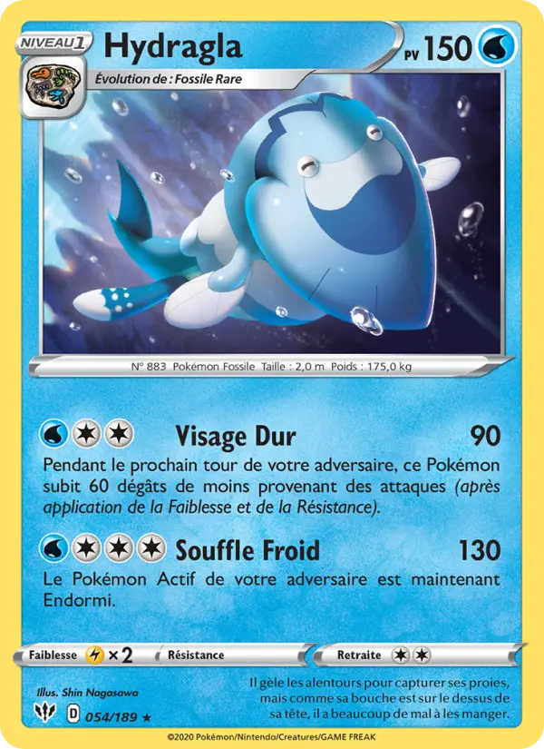Carte Pokémon Hydragla #54 — Ténèbres Embrasées