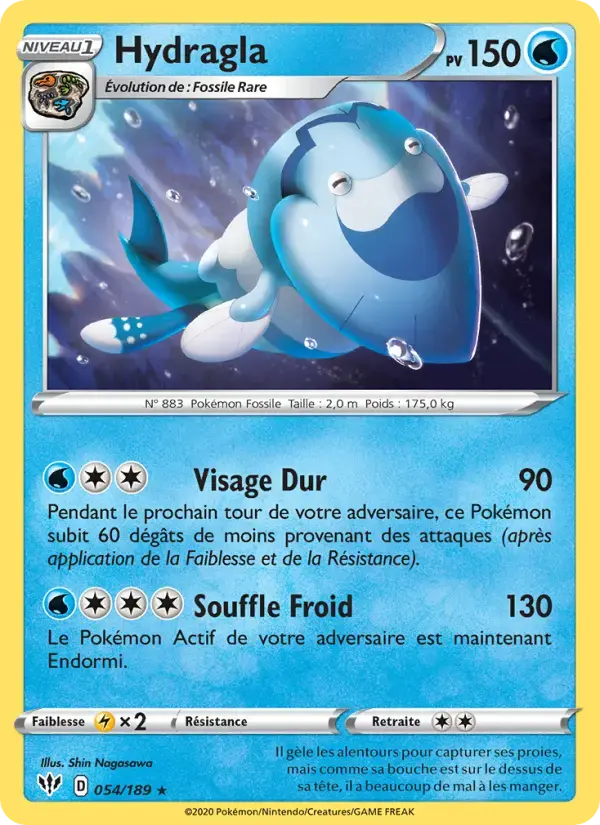 Carte Pokémon Hydragla #54 — Ténèbres Embrasées