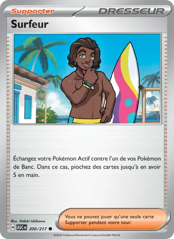 Carte Pokémon Surfeur #200 — Héros Transcendants