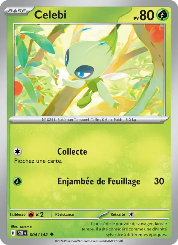 Carte Pokémon Celebi #004 — Couronne Stellaire