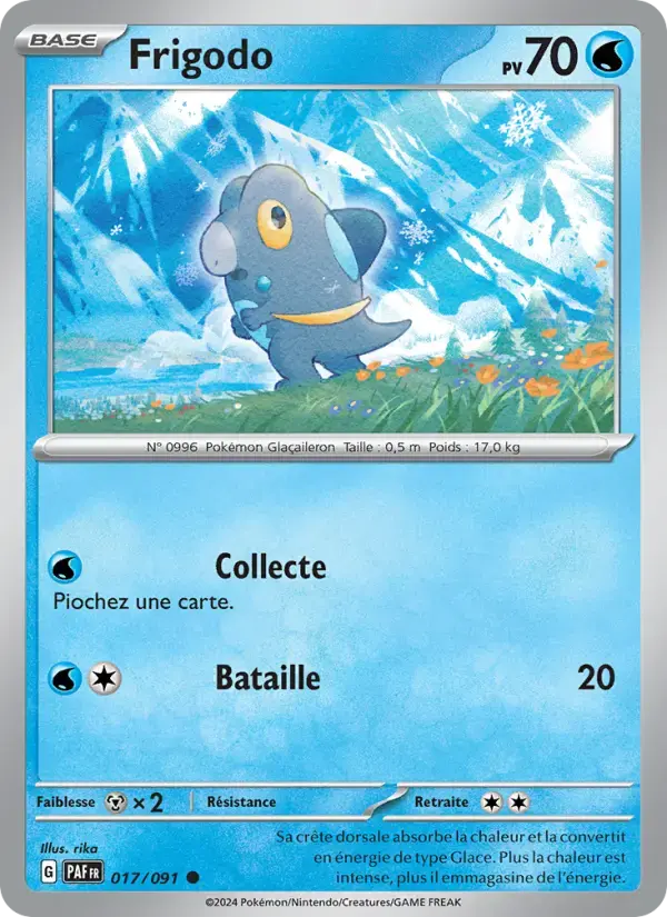 Carte Pokémon Frigodo #017 — Destinées de Paldea