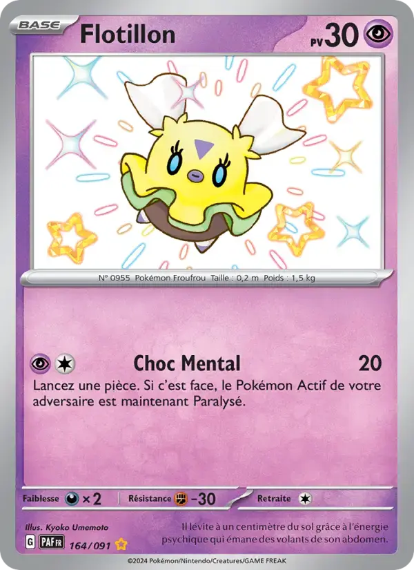 Carte Pokémon Flotillon #164 — Destinées de Paldea