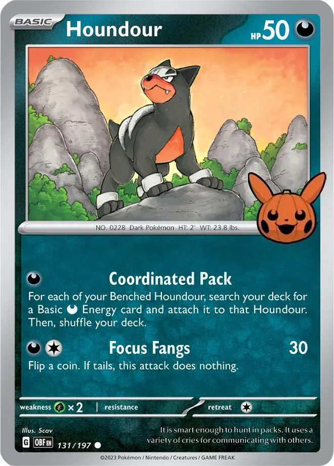 Houndour #131 — Trick or Trade BOOster Bundle 2024