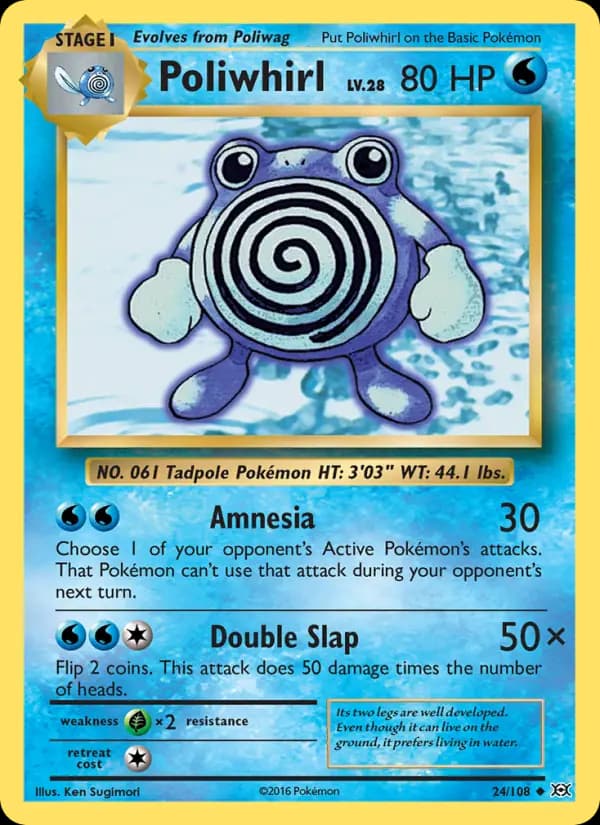 Poliwhirl #24 — Evolutions