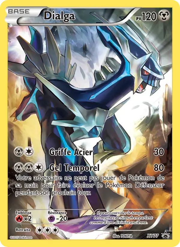 Carte Pokémon Dialga #XY77 — Promos X&Y