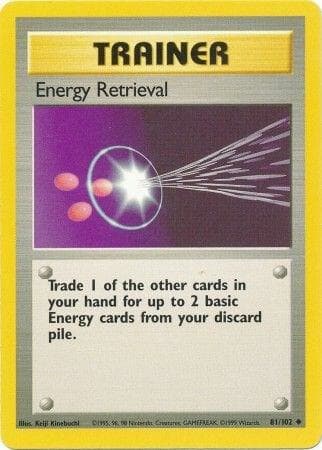 Carte Pokémon Sauvegarde d'Énergie #81 — Set de Base