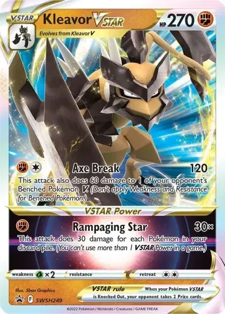 Carte Pokémon Hachécateur-VSTAR #SWSH249 — Jumbo