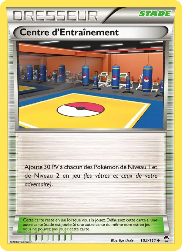 Carte Pokémon Centre d'Entraînement #102 — Poings Furieux