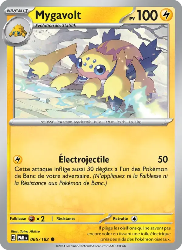 Carte Pokémon Mygavolt #065 — Faille Paradoxe