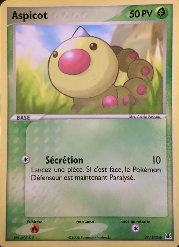 Carte Pokémon Aspicot #87 — Espèces Delta
