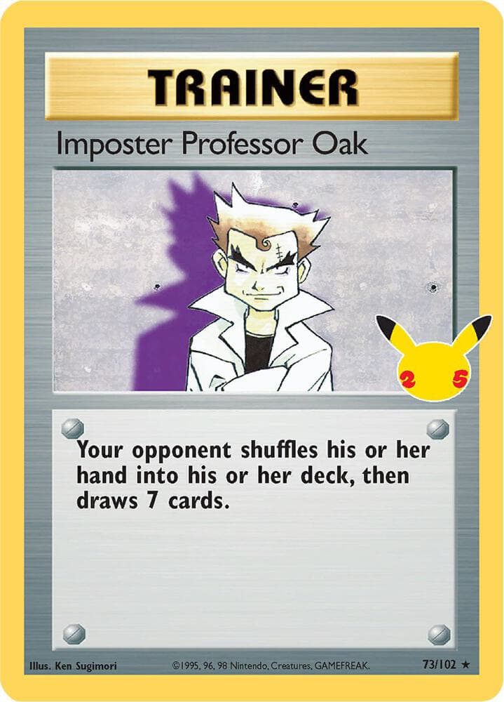 Impostor Professor Oak #73 — Base Set
