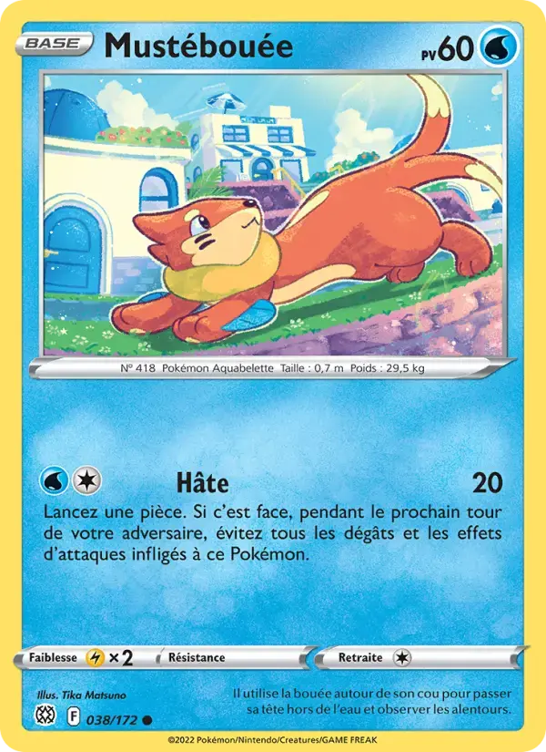 Carte Pokémon Mustébouée #038 — Stars Étincelantes