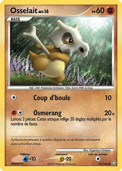 Carte Pokémon Osselait #90 — Éveil des Légendes