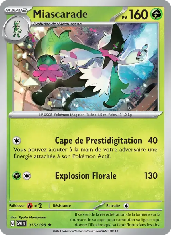 Carte Pokémon Miascarade #015 — Écarlate et Violet