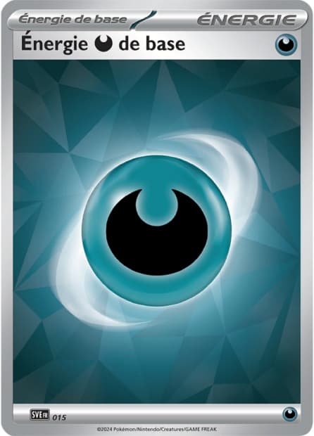 Carte Pokémon Énergie Obscurité #015 — Énergies Écarlate et Violet