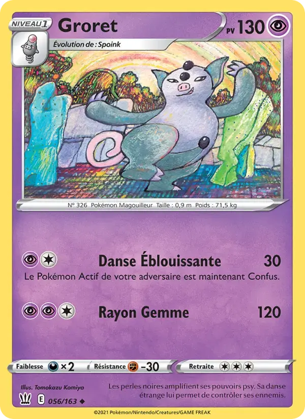 Carte Pokémon Groret #56 — Styles de Combat