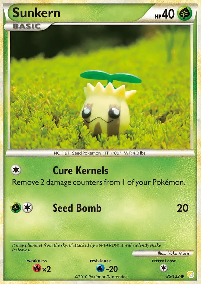 Sunkern #85 — HeartGold SoulSilver