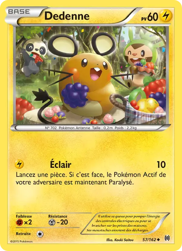 Carte Pokémon Dedenne #57 — Impulsion Turbo