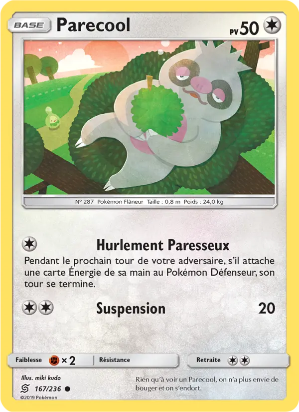Carte Pokémon Parecool #167 — Harmonie des Esprits