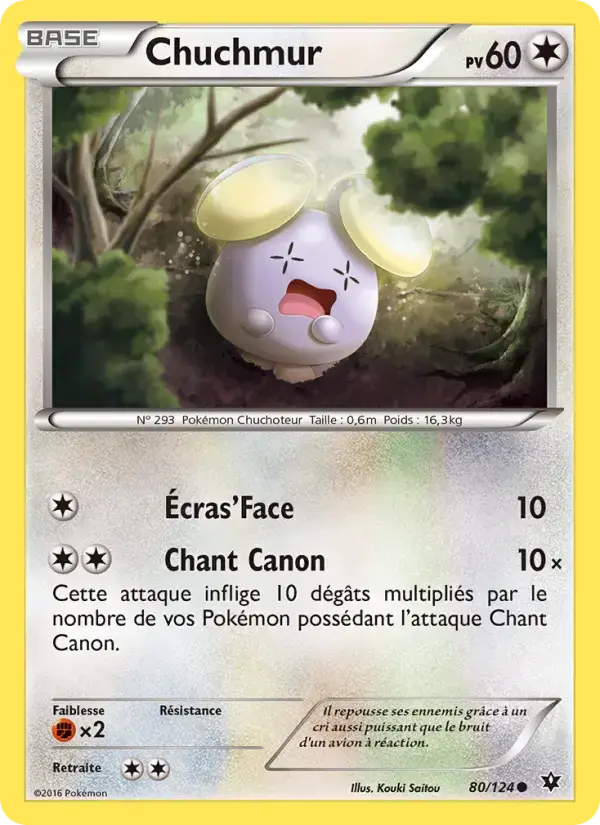 Carte Pokémon Chuchmur #80 — Impact des Destins
