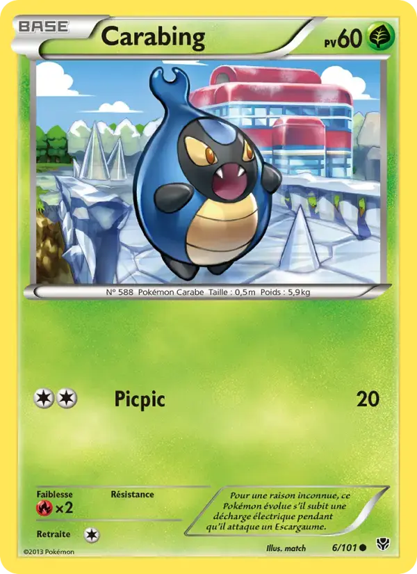 Carte Pokémon Carabing #6 — Explosion Plasma