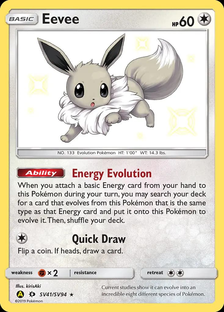 Eevee #SV41 — Hidden Fates