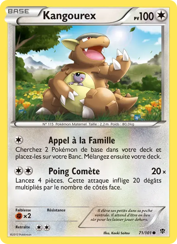 Carte Pokémon Kangourex #71 — Explosion Plasma