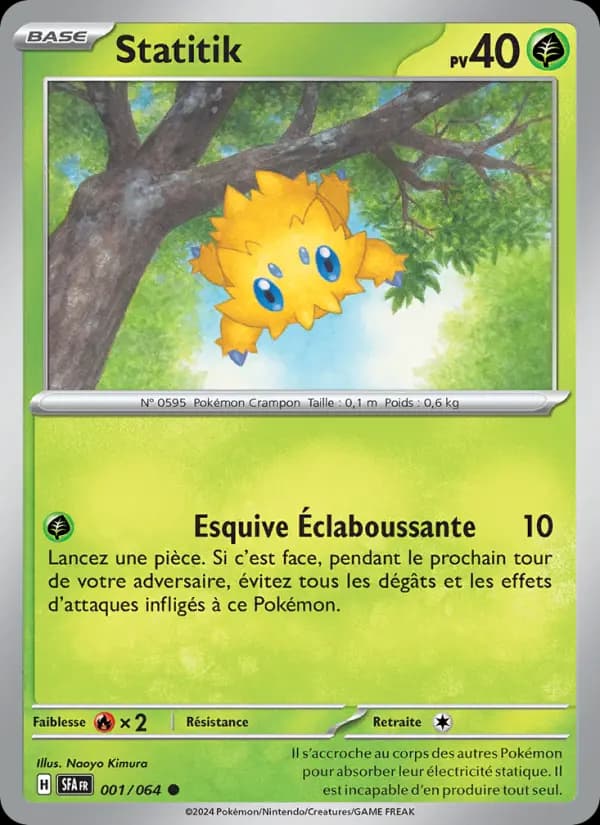 Carte Pokémon Statitik #001 — Fable Nébuleuse