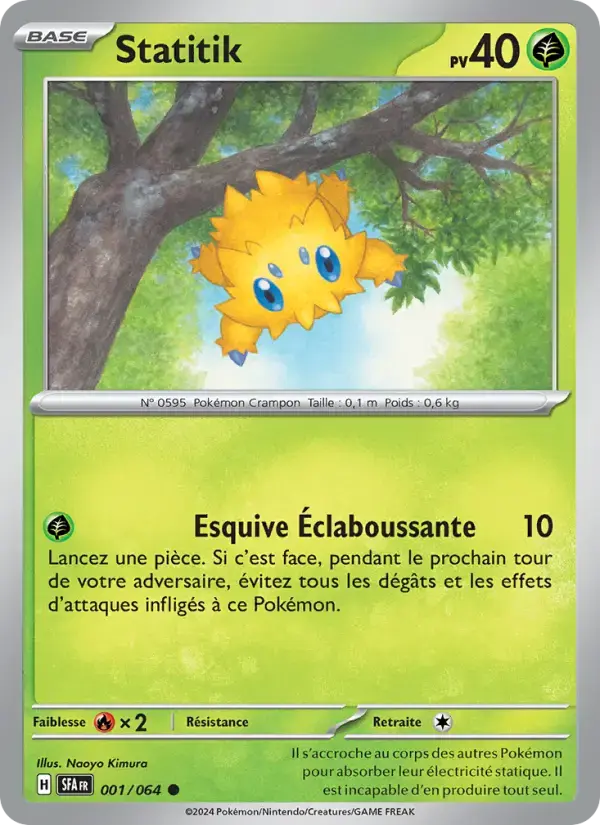 Carte Pokémon Statitik #001 — Fable Nébuleuse