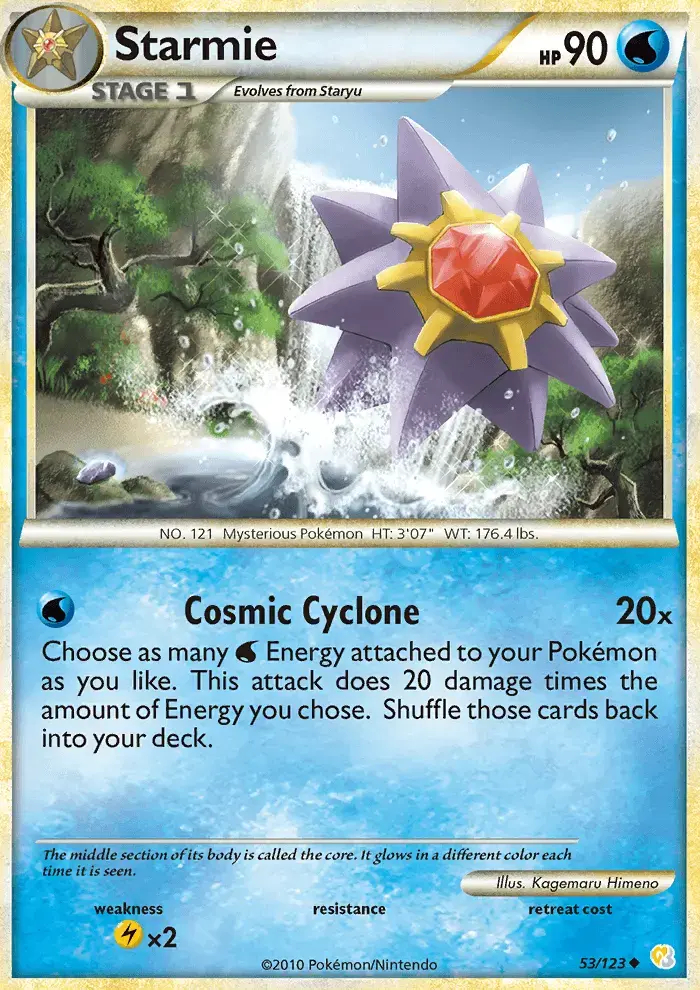 Starmie #53 — HeartGold SoulSilver