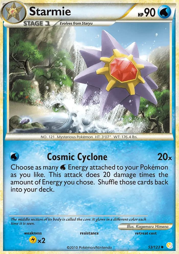 Starmie #53 — HeartGold SoulSilver