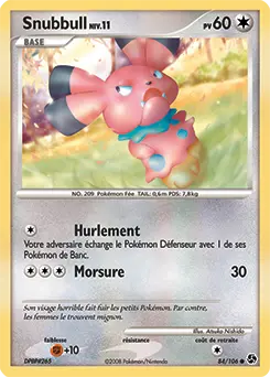 Carte Pokémon Snubbull #84 — Duels au Sommet