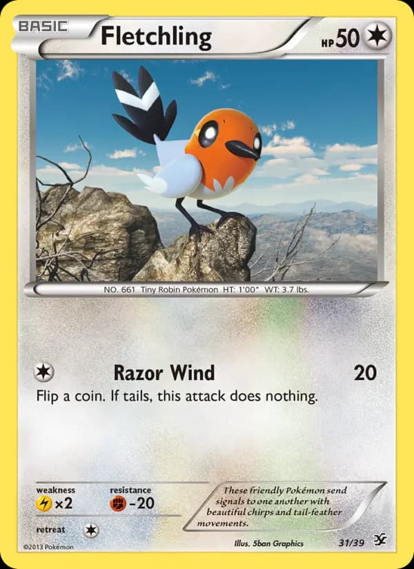 Fletchling #31 — Kalos Starter Set