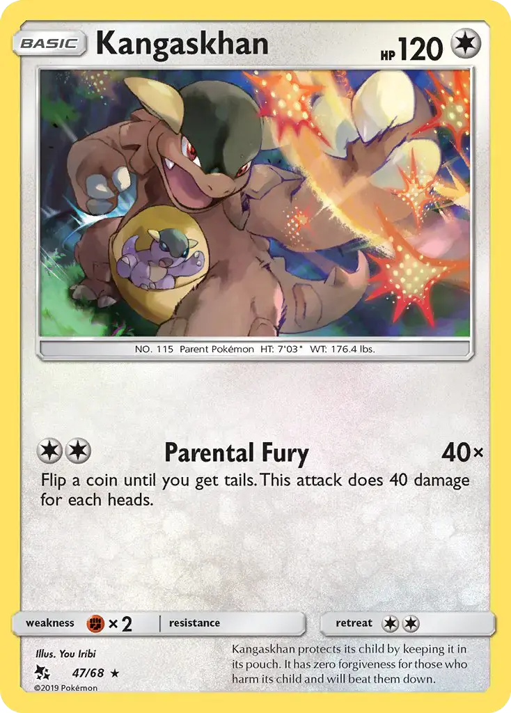 Kangaskhan #47 — Hidden Fates