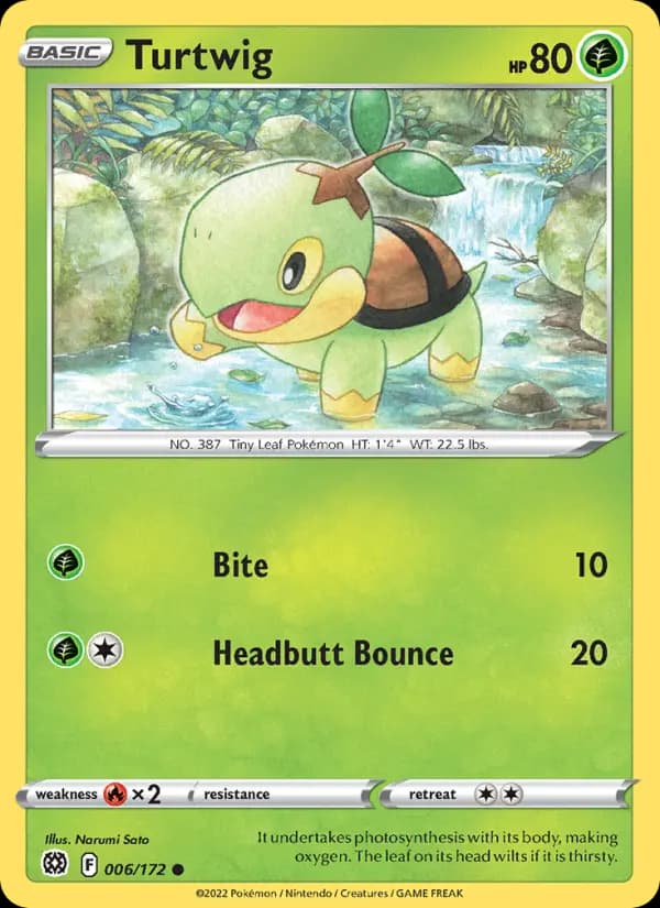 Turtwig #006 — Brilliant Stars