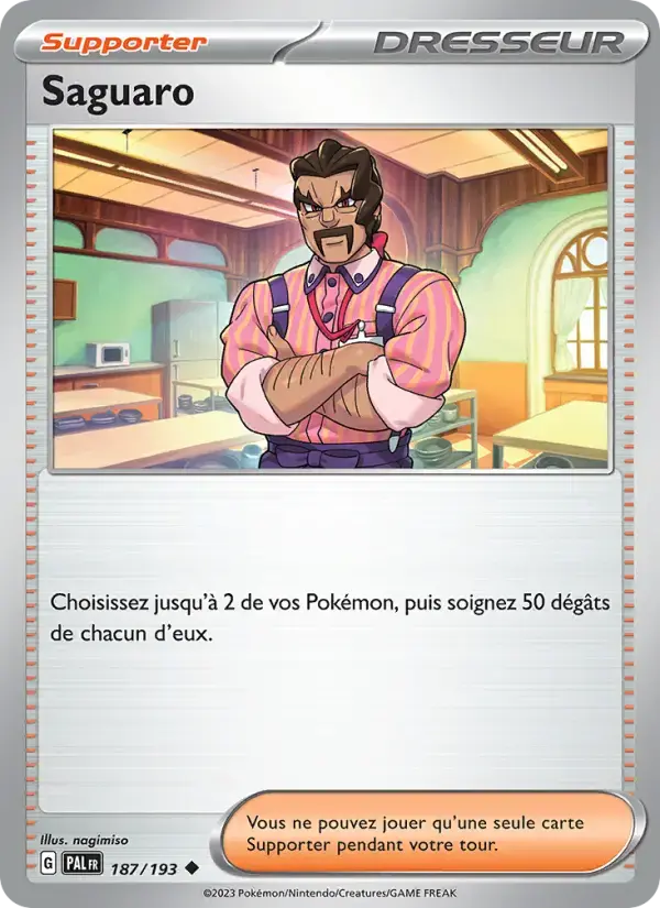 Carte Pokémon Saguaro #187 — Évolutions à Paldea