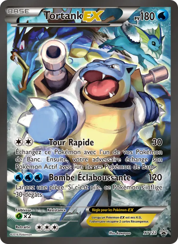Carte Pokémon Tortank EX #XY122 — Promos X&Y