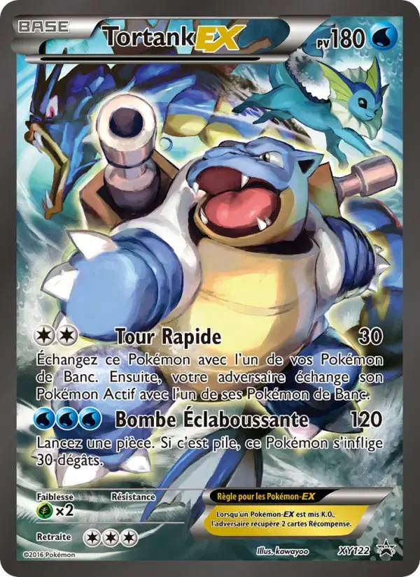 Carte Pokémon Tortank EX #XY122 — Promos X&Y