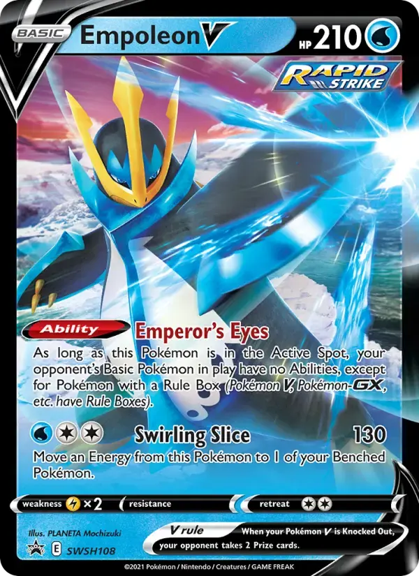 Empoleon V #SWSH108 — Sword & Shield Promos