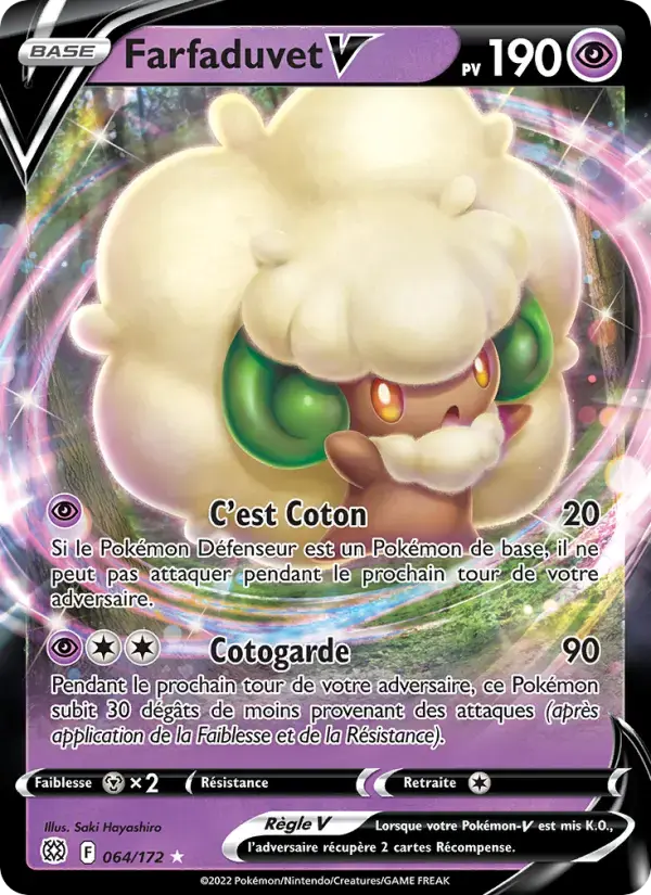 Carte Pokémon Farfaduvet V #064 — Stars Étincelantes