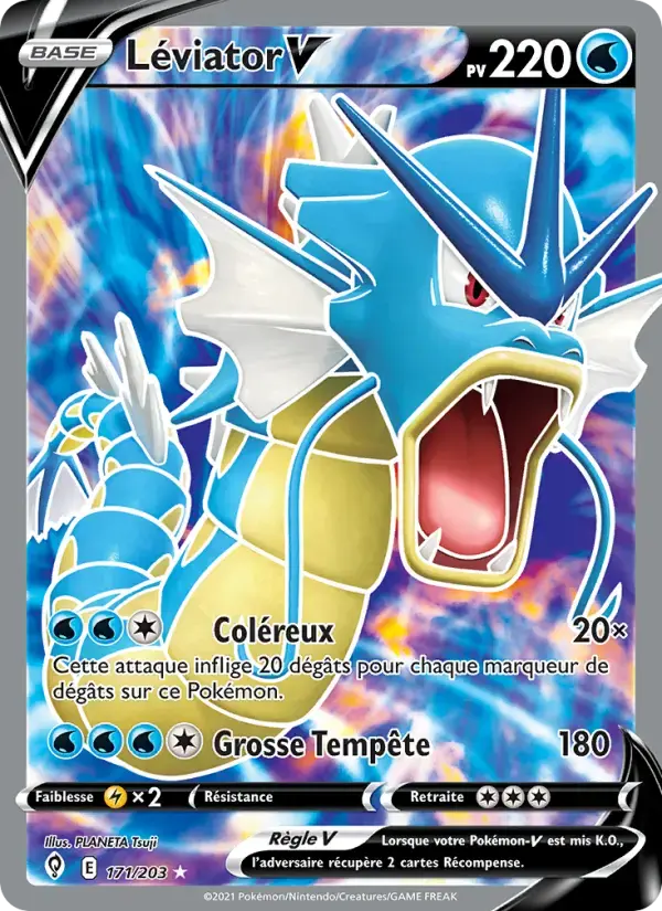 Carte Pokémon Léviator V #171 — Évolution Céleste