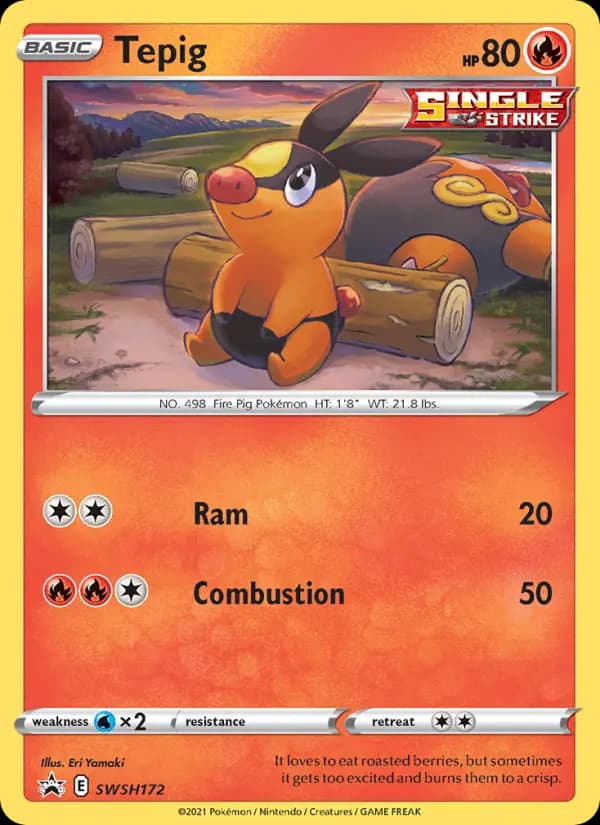 Tepig #SWSH172 — Sword & Shield Promos